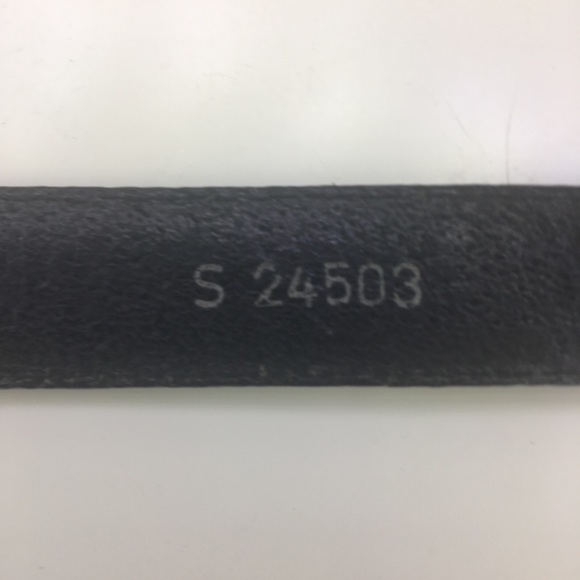 Brighten Crocodile Embossed Leather belt SZ Small - Picture 5 of 5